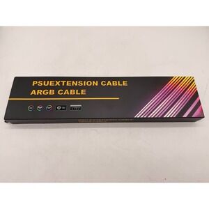 SAMA 3x8PIN ARGB PSU Extension Cable Double Side Kit Black RGB Lighting